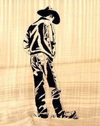 COW BOY SILHOUETTE